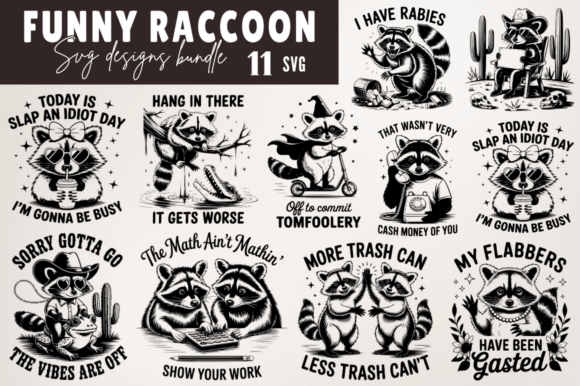 A Design Review: Using the Funny Raccoon SVG Bundle in Publishing