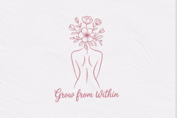 A Hand Drawn Flower SVG Asset for Local Branding & Packaging