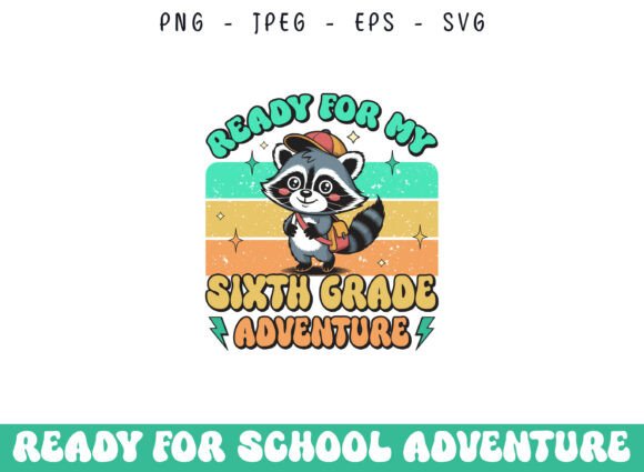 A Retro Graphic for Content Crafting & School Adventure Vibes