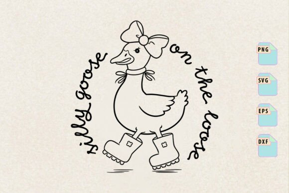 Crafting Success with the Silly Goose SVG Design