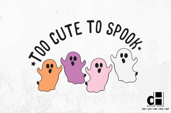 Crafting With the Halloween Cute Ghost SVG PNG Graphics