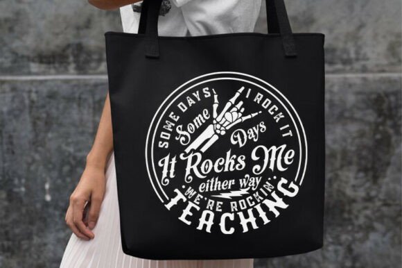 Rocking Teacher Life SVG: A Graphic Design Asset Review